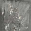 24 Pcs Acrylic Icicle Christmas Tree Ornaments 5 Inches Clear Icicles with Fake Snow Hanging Winter Fairy Decorations for Christmas Tree Decorations Xmas Outside Yard Porch Home Decor