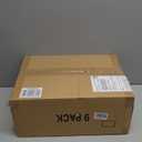 7 code Large Clear Shoe Boxes Organizer (Thicker Material) Stronger Shoe Box with Magnetic Door, Stackable Shoe Storage Box for Closet, Foldable Space-Saving Storage Bins Shoe Cabinet, White 9 Pack