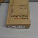 Bonsenkitchen Hand Blender, Immersion Blender with 2 Mixing Speed, Electric Handheld Mixer Portable Stick Mixer with Stainless Steel Blades for Soup, Smoothie, Puree, Baby Food