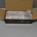 Clear Seasoning Box, 4 Pieces Acrylic Seasoning Rack Spice Jars with Spoons,Storage Container Condiment Jars - Cruet with Cover