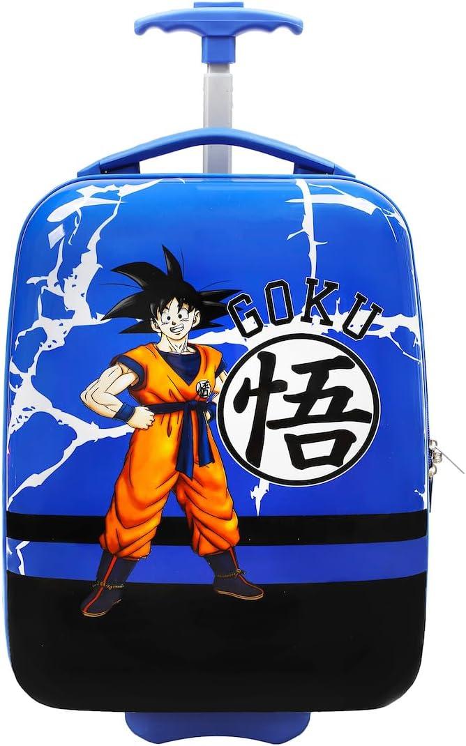 Bioworld Dragon Ball Super Goku Kanji Blue 16.5" 2-Wheeled Luggage