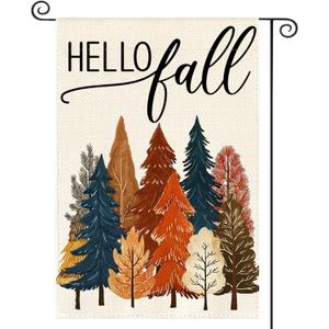 3 x AVOIN colorlife Fall Trees Garden Flag 12x18 Inch Double Sided Outside