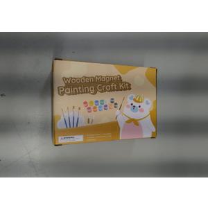 Wooden Magnet Painting Craft Kit