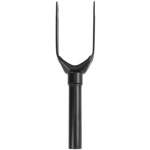 Electric Scooter Front Fork Assembly Compatible with 4 Pro, Steel Wheel Bracket Replacement Part for Repair, Black Frame Component for Outdoor