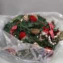 Lighted Festive Christmas Ornament Garland