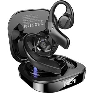 BANIGIPA Open Ear True Wireless Earbuds with Immersive Premium Sound
IP54 Waterproof Bluetooth 5.3 Headphones w/ DSP Noise Cancelling Mic for Sports Long-Lasting Comfort, 50H Playtime