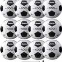 Franklin Sports Size 3 F-100 Youth 12 Pack Bulk Soccer Balls with Pump