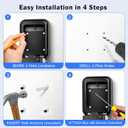 Smart Key Lock Box with Code Bluetooth & PIN Unlock, APP Controlled Digital Lockbox for Keys, Generate eKeys and Remote Passcodes for Airbnb Landlords Families Realtors (Grey)