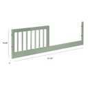 Davinci Toddler Bed Conversion Kit (M14799) in Light Sage