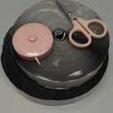 32Ft *1 Inch Hook and Loop Tape with Adhesive Back, Heavy Duty Double Sided Adhesive Strips, Strong Sticky Strips Roll for Home/Office/School/Car, Black