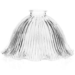 Uonlytech Vintage Glass Lamp Shade Decorative Cover for Pendant Light and Wall Sconce Easy Installation Softens Light Replacement for Old Fixtures