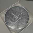 jomparis Wall Clock 12 Inch Non-Ticking Silent Battery Operated Round Wall Clock Modern Elegant Simple Style Decor Clock for Home/Office/School/Kitchen/Bedroom/Living Room (Gray)