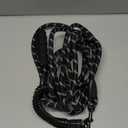 Long Dog Leash 15 FT: Heavy Duty Rope Leashes for Dogs Training with Swivel Lockable Hook Reflective Threads Bungee and Padded Handle - Dog Lead for Large Small Medium Dogs Outside Walking Hiking (Black)
