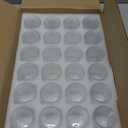 24 Pack Clear Glass Votive Candle Holders, Vintage Candle Holder for Floating Candle, Tealight Candle Holder for Table Centerpieces Home Bridal Shower Birthday Christmas Wedding Party Table Decoration