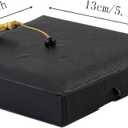 APLUSWER Graduation Gift Box with Tassel Class of 2026 COLOR Graduation Cap Box Gift Wrapping Grad Keepsake Memory Decor for College Graduate High School Party Favor Supply (Black)