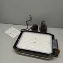 HiBay 3-Pack Dusk to Dawn LED Parking Lot Lights 320W-300W-280W, 51200LM (160LM/W) 3CCT LED Shoebox Pole Light, Outdoor Commercial Street Area Flood Lighting for Stadium Garage Roadway, ETL Listed