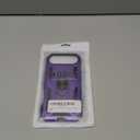 iPhone 17 Air Case, for iPhone 17 Air Case with Tempered Glass Screen Protector, Adjustable Kickstand Ring, Military-Grade Heavy Duty Protection, Shockproof, Anti-Fingerprint, Purple