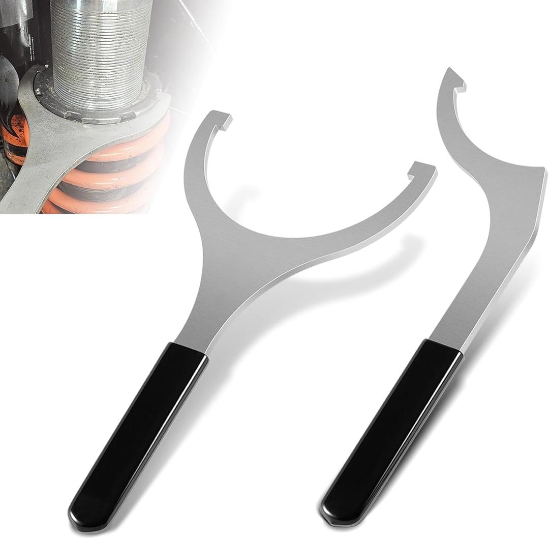 3.0" Spring Preload Spanner Wrench fit for Can-Am X3, Polaris RZR, and Yamaha YXZ UTVs Models with 3.0" Shock Body (for FOX 3-inch Shocks Body)