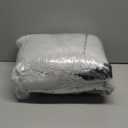 PetJett Calming Dog Beds Large Sized Dog - 36'' Round Bed, Anti-Slip & Washable Super Soft Donut Bed, Fluffy Faux Fur Anti-Anxiety Premium Comfort Pet Bed, Fits Dogs up to 100 lbs - Bright Grey