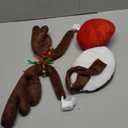 Christmas Reindeer Antlers Car Decoration Kit, LED Multicolor Lights Nose Vehicle with Jingle Bells Rudolph, Auto Holiday Accessories for SUV Van Truck Decor