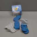 QUMY Dog Shoes for Large Dogs, Medium Dog Boots & Paw Protectors for Winter Snowy Day, Summer Hot Pavement, Water-Resistant in Rainy Weather, Outdoor Walking, Indoor Hardfloors Skid-Resistant Sole (Size 3: 2.0''x2.5''(W*L) (Pack of 4))