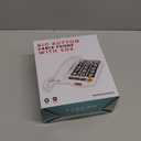 Sangyn Landline Phones for Seniors with Large Button Corded Telephone for Home with Amplified Loud Ringer Volume Adjustable One-Touch Dialing Big Button Telephones for Visually Hearing Impaired,Black