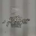 Evild Wedding Hair Clips Silver Rhinestone Bridal Headpiece Prom Hair Accessories for Women