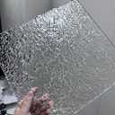 12''x16'' Decorative Extruded Clear Acrylic Sheets with Stone Texture | 1/8" Thick Wave Ripple Acrylic Panels for Home Decor, Display Stands, Crafts, and Signage