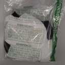 Ekouaer 2 Pieces Women Beach Sarongs Sheer Cover Ups Chiffon Bikini Wrap Skirt for Swimwear (Black/White, Large)