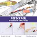 Outus 60 Pcs World Flags Pencils International Flags Pencils with Erasers 100 Day of School Pencil Multicultural Pen Country of The World Back to School Supplies for Schools First Day Labor Days