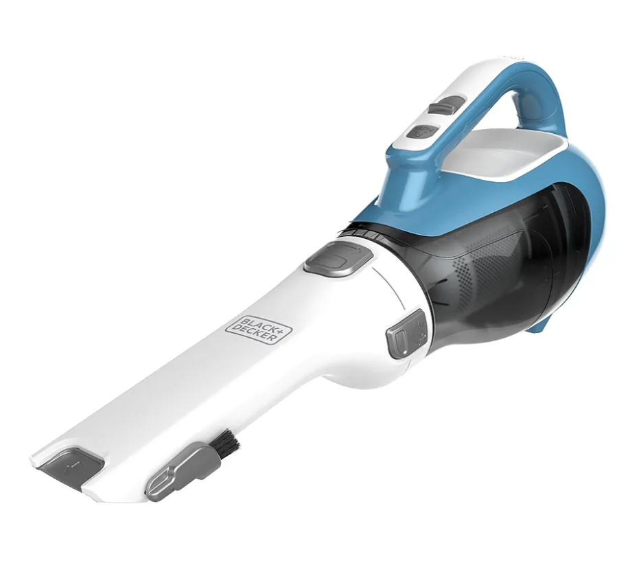 BLACK+DECKER dustbuster AdvancedClean Cordless Handheld Vacuum, Compact Home and Car Vacuum with Crevice Tool (CHV1410L)