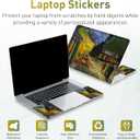 12.1-15.6 Inch Laptop Skin Decal, Universal Reusable Vinyl Cover Sticker for Notebook PC, Waterproof Art Protector - Terrace of The Cafe