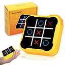 Tic Tac Toe Games for Kids: 4-in-1 Portable Sensory Puzzle Game - 6 7 8 9 10 11 12 Years Old Kids Electronic Toy for Travel Home School - Christmas Birthday Gift for Boys Girls