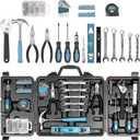 Zeite Tool Kit for Home, 144 Piece Hand Tool Set with Storage Box, General Basic Repair Tool Set with Hammer, Pliers, Wrenches, Voltage Tester, Measure Tape, Screwdriver Bits