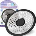 ShowerShroom SHSULT755 Ultra Revolutionary Shower Hair Catcher Drain Protector, No Size, Stainless
