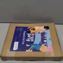 HOUSE OF PARTY Baby Boxes with Letters - 14x14 Inches | 65 Pcs Pink and White Mylar Balloon Boxes for Birthday, Anniversary & Gender Reveal Party Decoration