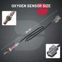 BDFHYK Oxygen Sensor Upstream & Downstream O2 Sensor, Compatible with Honda Accord 1995-1999, 1992-2000 Civic, Civic Del Sol, 234-4099, 250-24099 Replacement 2PCS