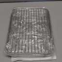 Baking Sheet with Racks Set [2 Sheets + 2 Racks], Stainless Steel Baking Sheets with Cooling Racks, Nonstick Pan, Warp Proof & Rust Proof & Easy to Clean, Size 9.3 X 7 X 1 Inch