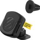 Scosche MMPDVM-SP MagicMount Pop Magnetic Car Dashboard Cell Phone Holder and Vent Mount for Collapsible Phone Grip/Socket, Universal Phone Stand 360 Rotating Head for iPhone and Android Smartphones