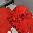 6-Pack Premium Red Spandex Tablecloths for 6ft Rectangle Tables, Stain & Wrinkle-Resistant, Washable Stretch Polyester Fitted Table Cover for Weddings, Banquets, Trade Shows Events