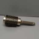 AIMIKE Round Hair Brush, Nano Thermal Ceramic & Ionic Tech, 2.1 Inch Barrel with Boar Bristles for Enhanced Texture, Golden, Hair Drying, Styling, Curling and Shine + 4 Free Clips