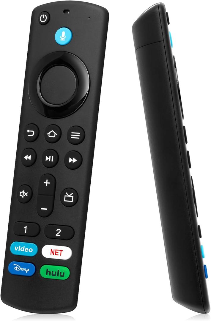 Replacement Remote Control Compatible with Fire Series, Insignia, Pioneer, Cube, for Hisense/TCL Smart TV Stick(4K/4K Max/Lite/2nd Gen/3rd Gen) with Voice Control
