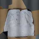 AllerEase Platinum Zip-Off Top Waterproof Mattress Protector King Size 360 Degree Zipper Allergen Barrier Temperature Balancing Luxurious Plush Top Separately Machine Washable Mattress Cover (White)