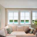 Redi Shade No Tools Original Light Filtering Pleated Fabric Shade White, 36" W x 72" L, 1 Pack