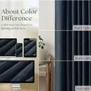 Pinch Pleated Navy Linen Curtains 84 Inches Long 2 Panels Set for Living Room Dining Pinch Pleat Back Tab Light Filtering Farmhouse Boho Retro Window Curtain Drapes 84 Inch Length Dark Blue Indigo