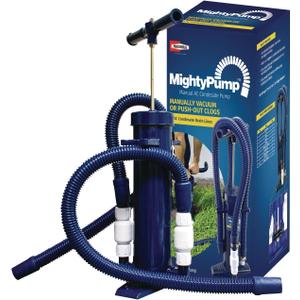 RectorSeal Mighty Pump 97795 Hand Operated A/C Condensate Pump, Easy Application, Lightweight & Heavy Duty PVC, Clears Slime, Mold, and Dirt, Easy Application, HVAC, 20"L x 9.5"W x 8"H
