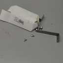 4 Pack Hurricane Condenser Brackets with Screws 4-1/4'' Hurricane Clips Universal Tie Down Kit Heavy-Duty Galvanized Steel Brackets for Concrete & Masonry Condenser Pad