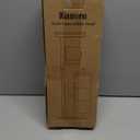 Kitsure Toilet Paper Holder Free Standing  Rustproof Metal Toilet Paper Stand for 4 Rolls with Anti-Slip Base and Shelf for Phone & Small Items, Bathroom Organizers and Storage, Medium, Black (Medium - 1 Pack)