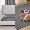 GORILLA GRIP Couch Cushion Support, Sofa, Gray and Rug, 3x5, Gray Bundle