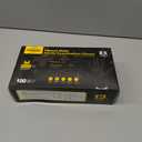 TitanFlex Disposable Nitrile Exam Gloves, 6-mil, Black, Heavy Duty, Latex Free, Food Safe for Cooking & Food Prep M